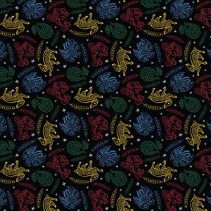 Mystical Houses - Harry Potter - Cotton Prints (23800)