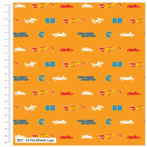 Challenge Accepted - Hot Wheels - Cotton Print (2837)