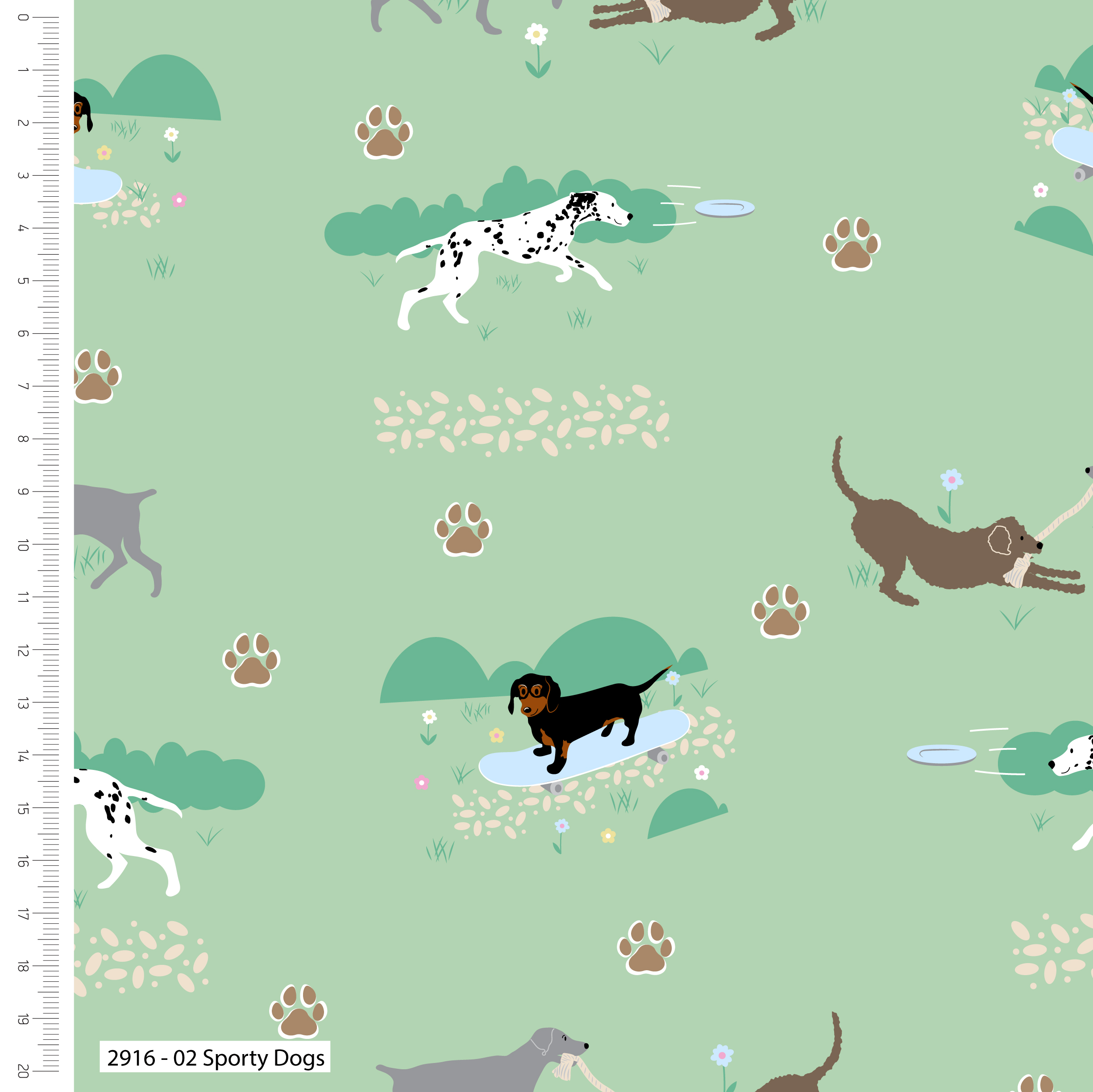 Freddie & Friends at the Park - Cotton Prints (2916) - Image 2