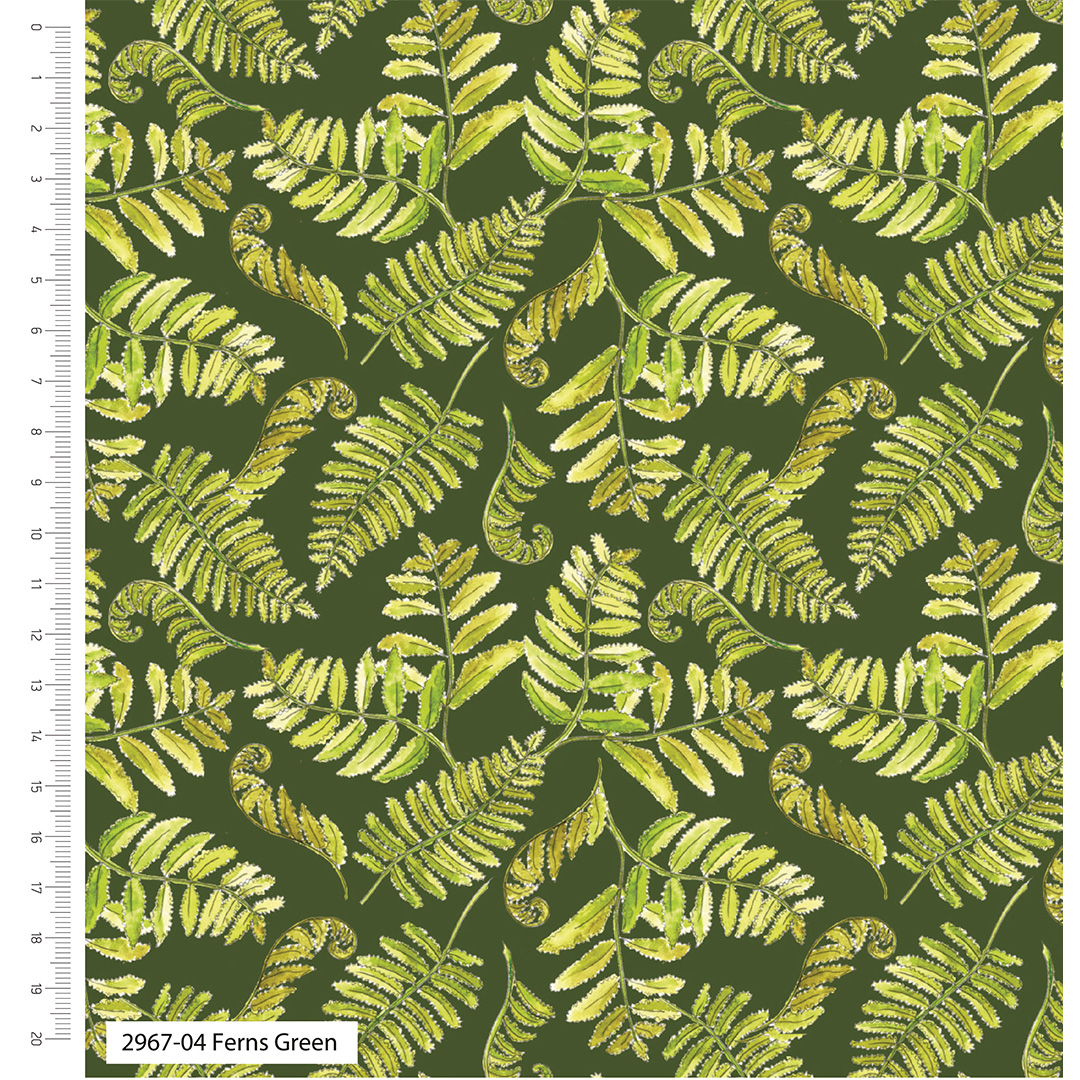 A Country Walk by Debbie Shore - Organic Cotton - 10" pre-cut squares (2966-05) - Image 5