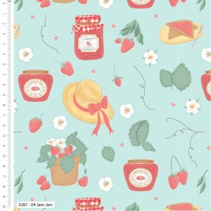 Strawberry Picking - Kimberley Hind - Organic Cotton Prints (3287)