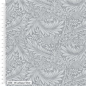 108" Quilt Back - Larkspur - William Morris (3306)