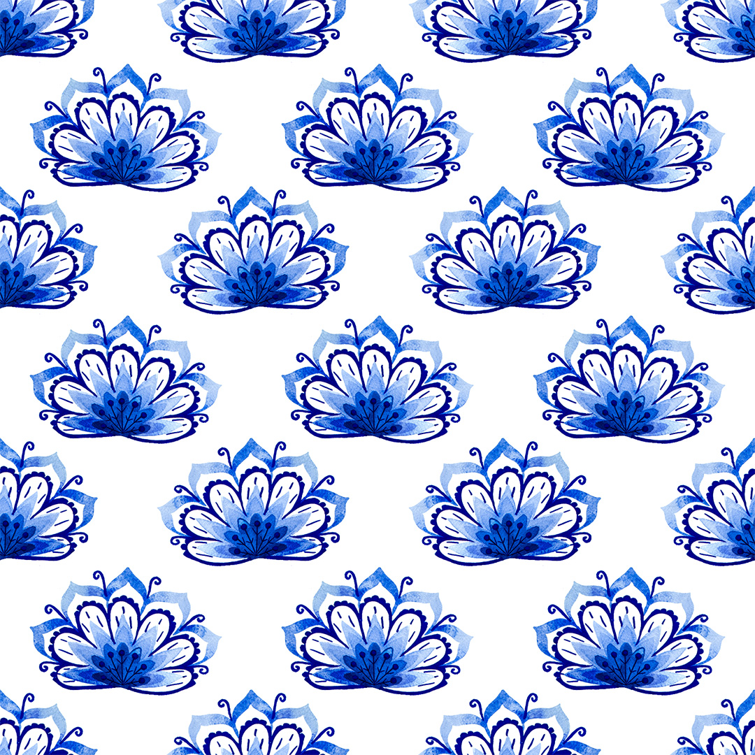 All About Blues - Fabric Editions - Cotton Prints (2038) - Image 4