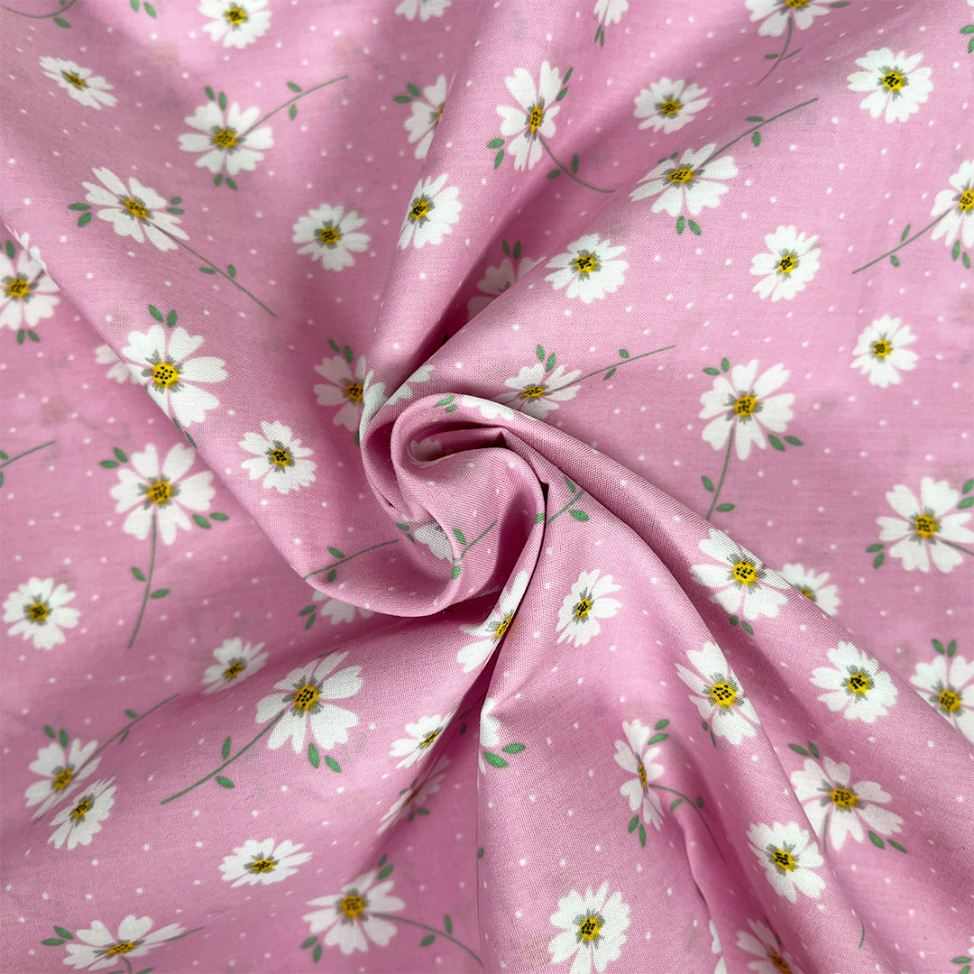 Polycotton Daisy Spot (3352) - Image 4