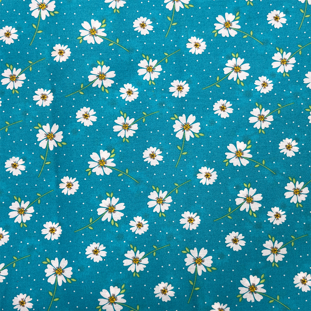Polycotton Daisy Spot (3352) - Image 5