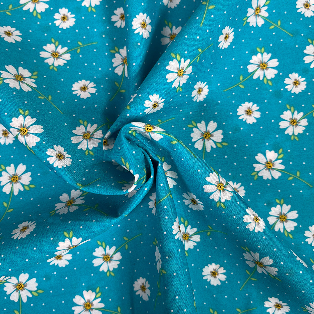 Polycotton Daisy Spot (3352) - Image 6