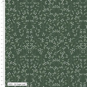 Flutter & Folk - Cotton Prints (3455) - 04 Sage Leaf