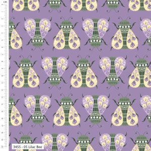 Flutter & Folk - Cotton Prints (3455) - 05 Lilac Bee
