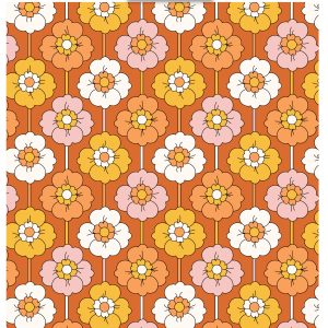 Groovy Floral - Cotton Prints (3459) - 05 Retro Floral