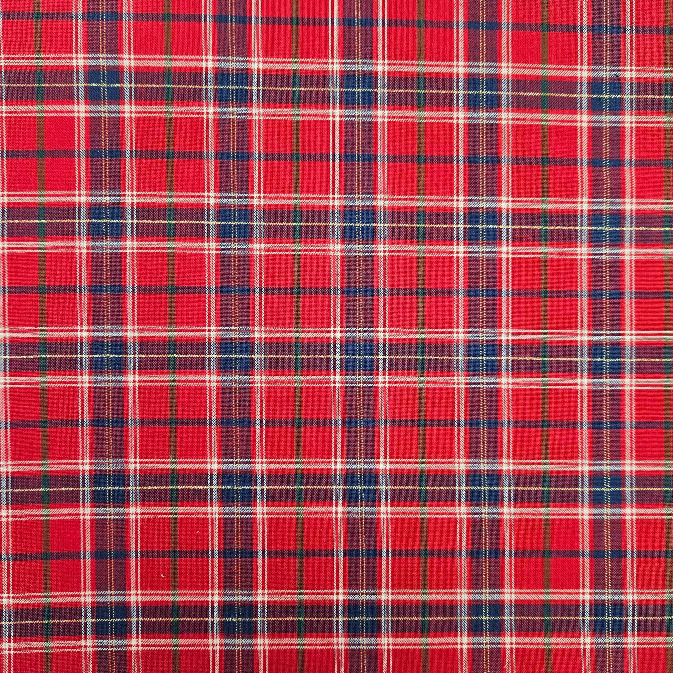 Tartan Metallic - Cotton Prints (3334) - Image 2