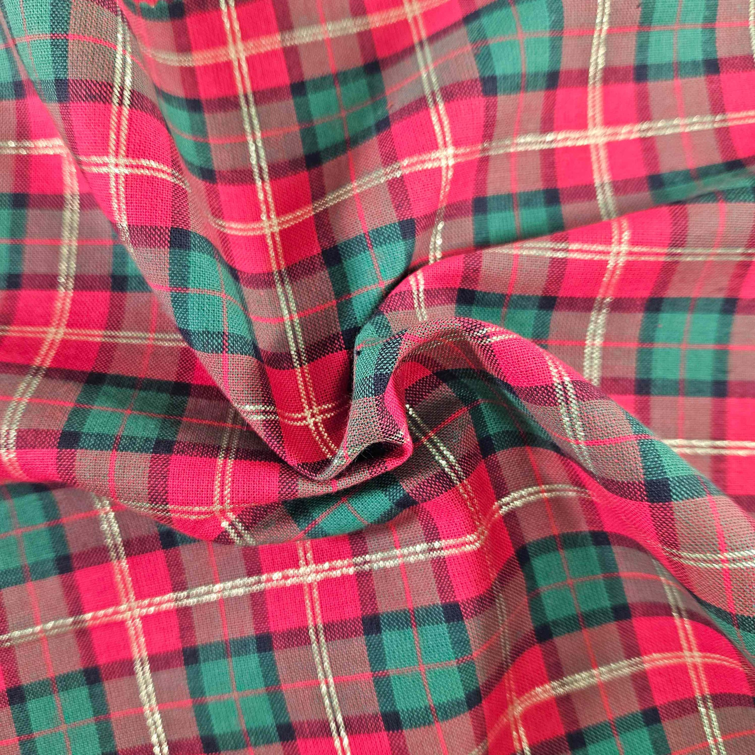 Tartan Metallic - Cotton Prints (3334) - Image 3