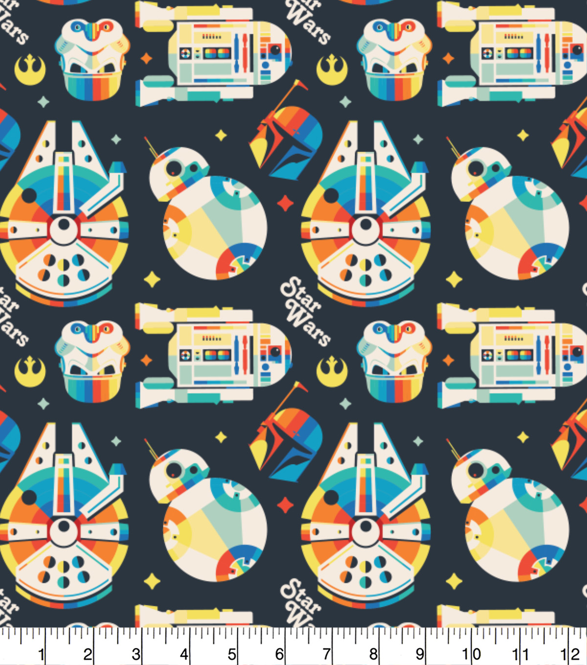 Star Wars Retro Throwback - Cotton Print (73010910)