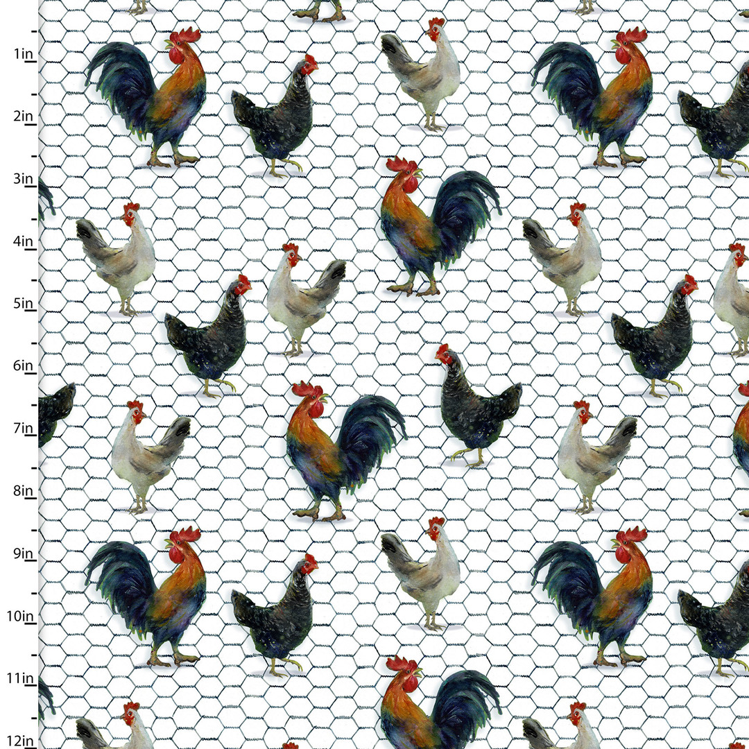 Country Living by John Keeling - 3 Wishes - Digitally Printed Cotton (216) - Image 4