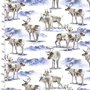 Here Comes Santa by The Macneil Studio - 3 Wishes - Digitally Printed Cotton (2223)