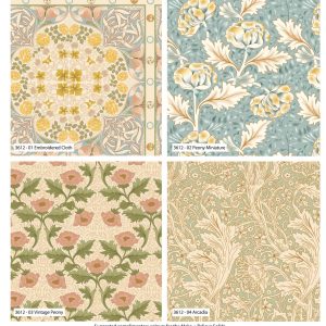 Morris' Muses - William Morris - Organic Cotton Fat Quarters (3611)