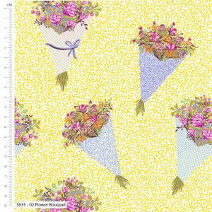 Flower Market - Bethany Salt - Cotton Prints (3635)