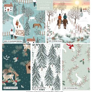 Christmas in the Country by Victoria Louise Design - Fat Quarters (3649-00)