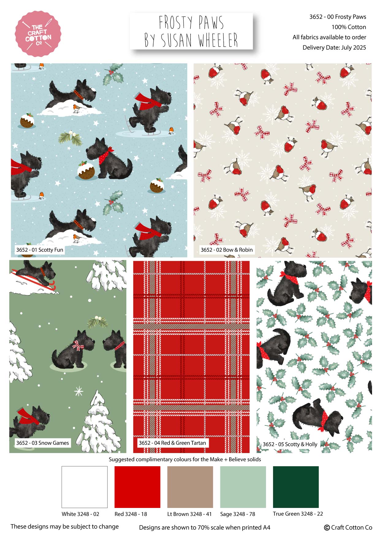 Christmas Variety Box - Craft Cotton Co - Fat Quarters (3658-00) - Image 7