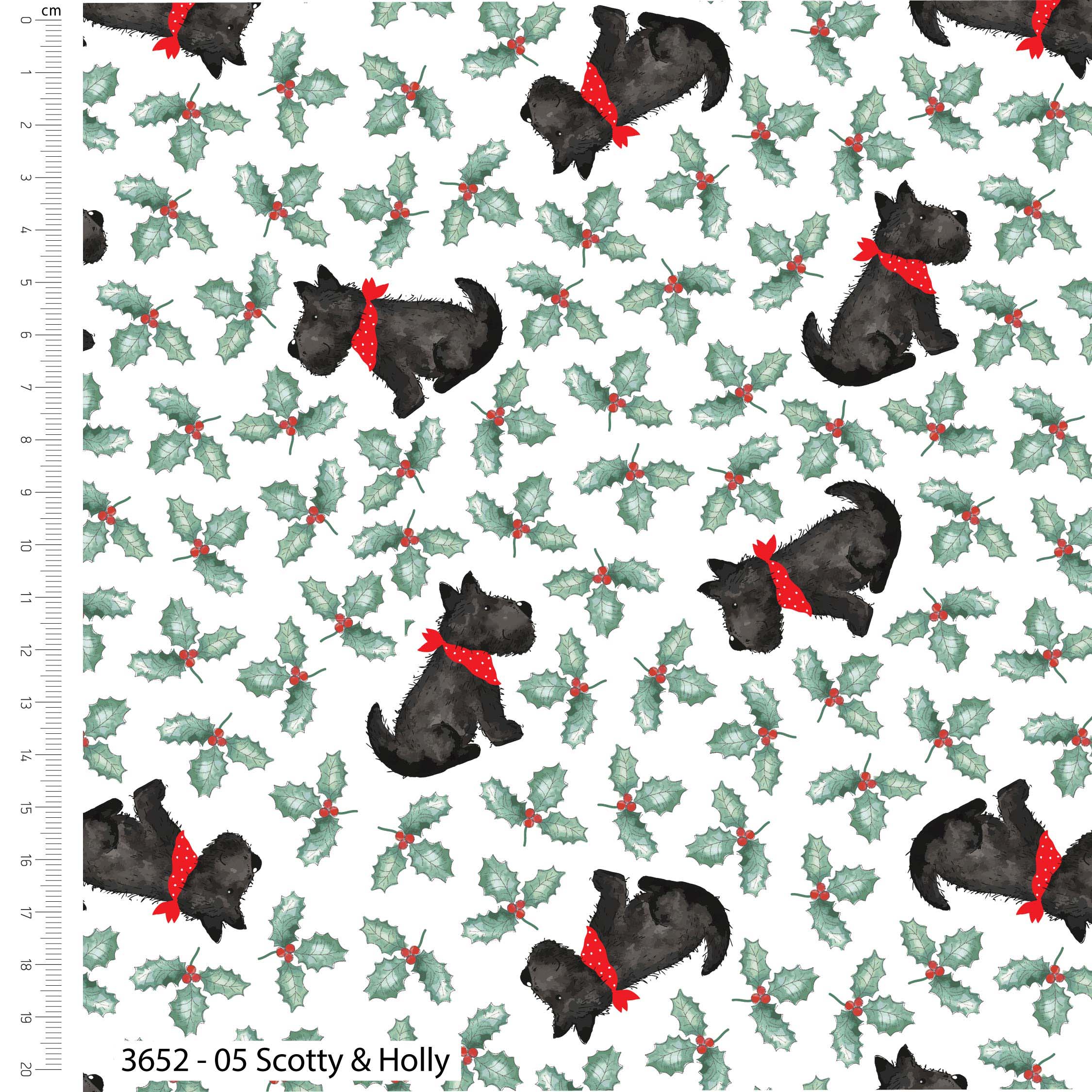 Frosty Paws by Susan Wheeler - Christmas - Fat Quarters (3652-00) - Image 6