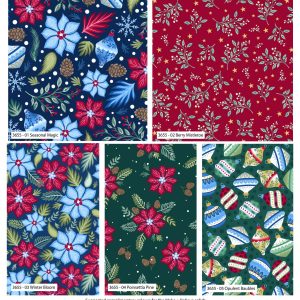 Jewelled Christmas - Craft Cotton Co - Christmas - Fat Quarters (3655-00)