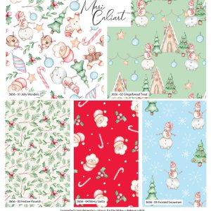 Merry Little Christmas by Mari Cali Art - Christmas - Fat Quarters (3656-00)