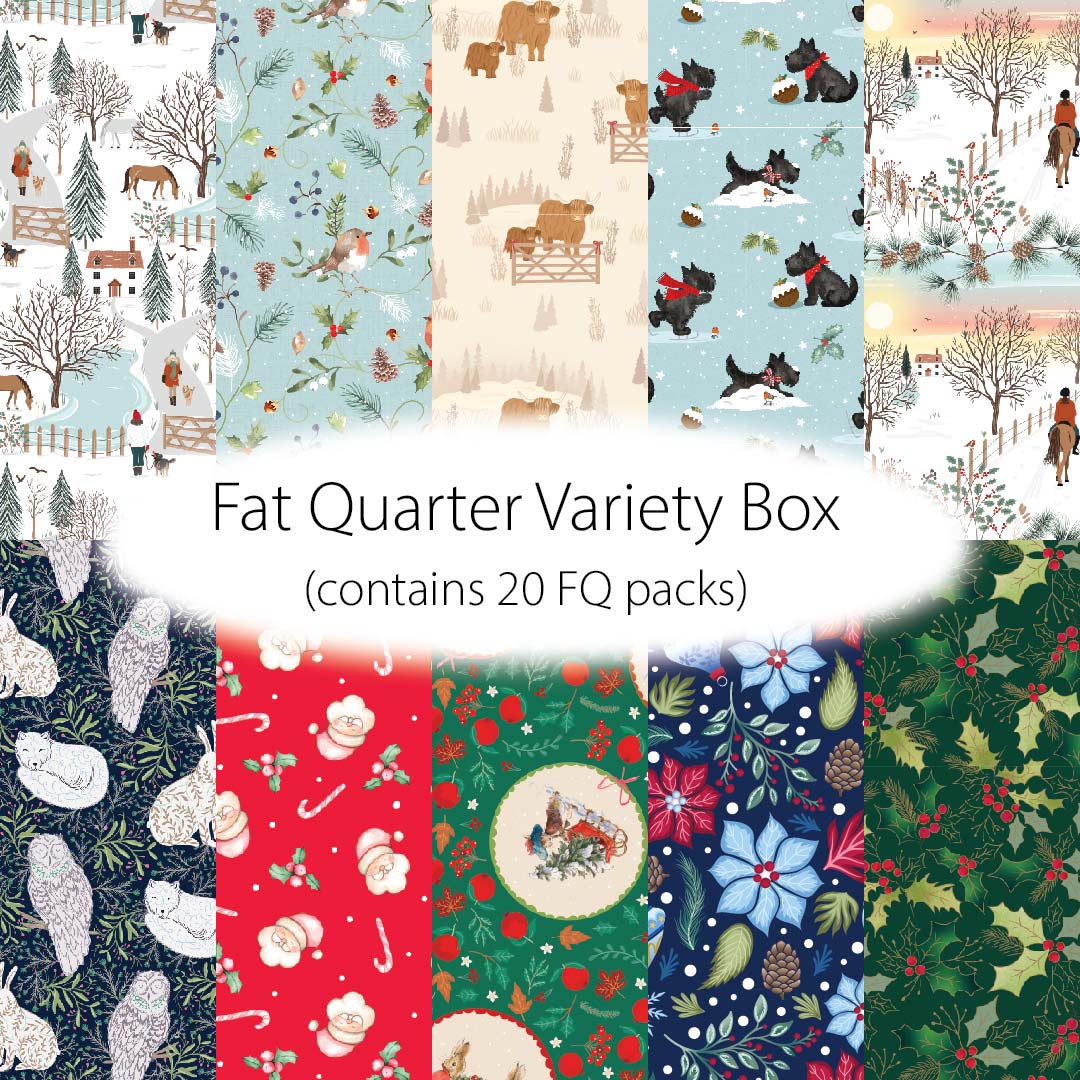 Christmas Variety Box - Craft Cotton Co - Fat Quarters (3658-00)