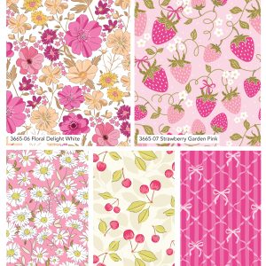 Sweet Blooms by The Crafty Pie - M+B - Cotton Fat Quarters (3664)