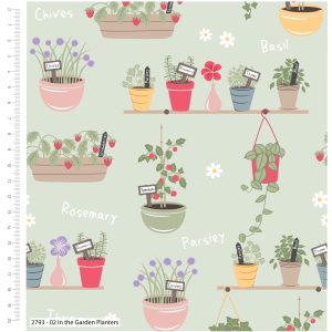 In the Garden - Craft Cotton Co - Cotton Prints (2793) 5m pieces