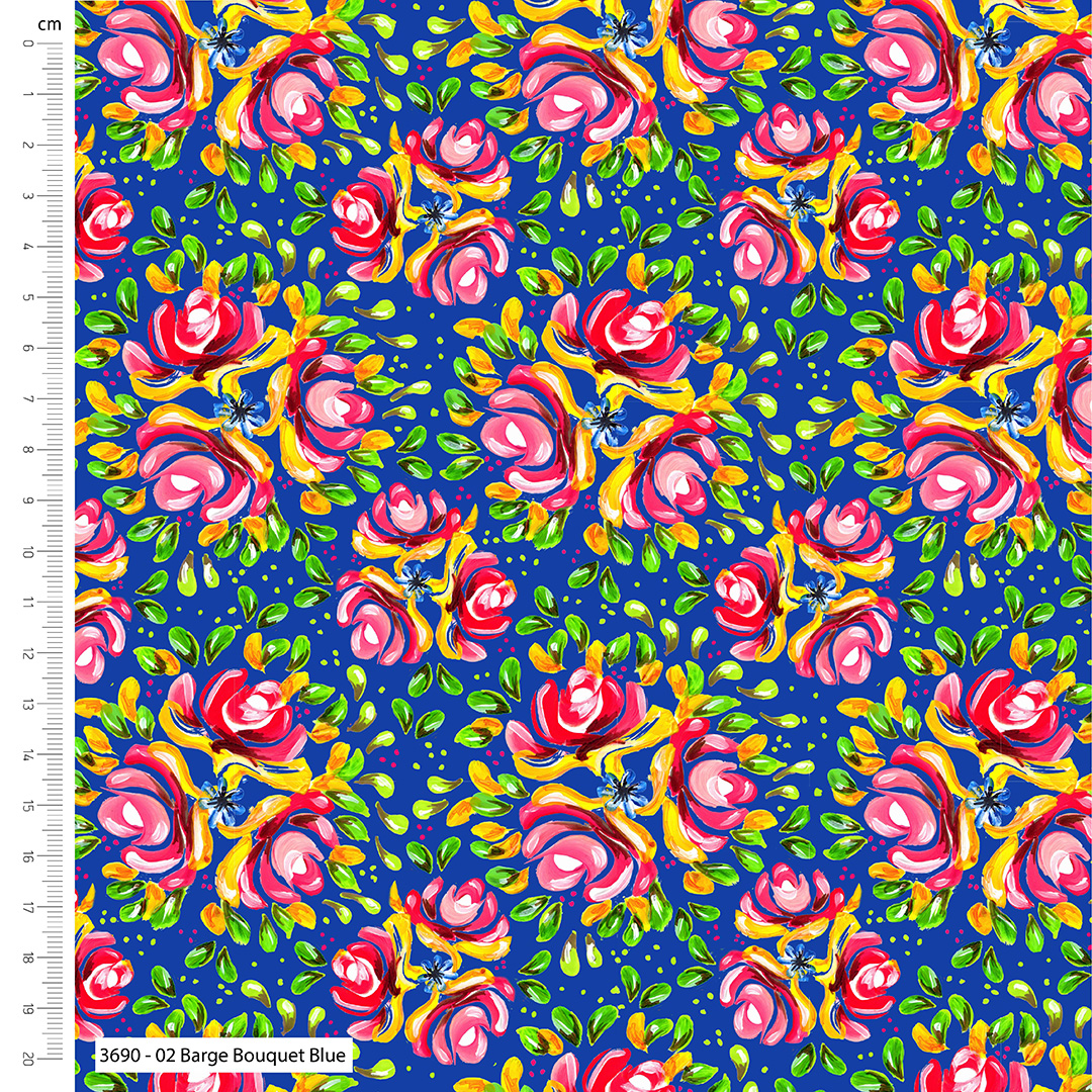 Bohemian Waters by Debbie Shore - Make + Believe - Organic Cotton Fat Quarters (3689) - Image 4