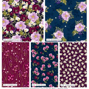 Nocturne Flora - Cotton Fat Quarters (3710-00)