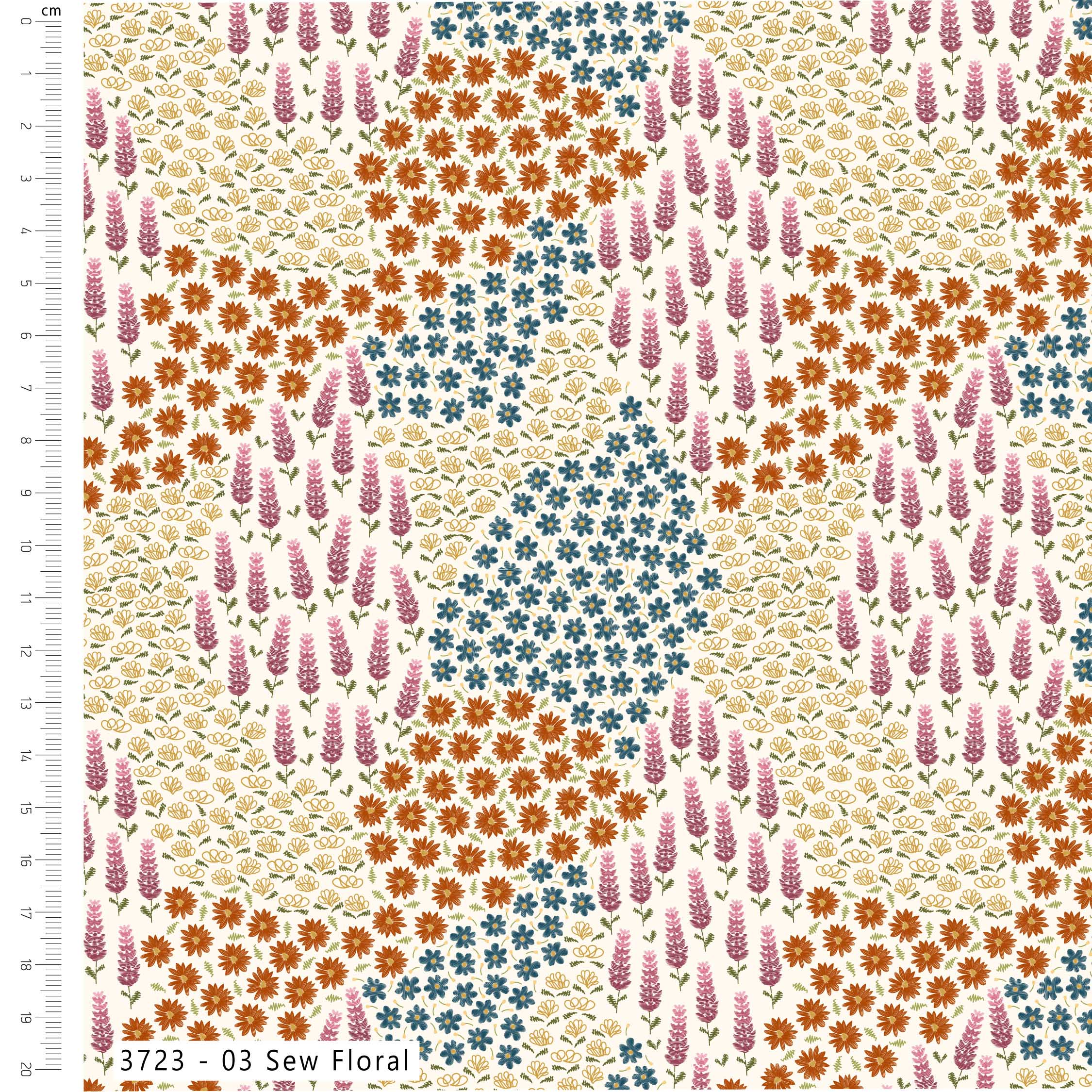 Celestial Stitches by Kimberley Hind - Cotton Prints (3723) - Image 3