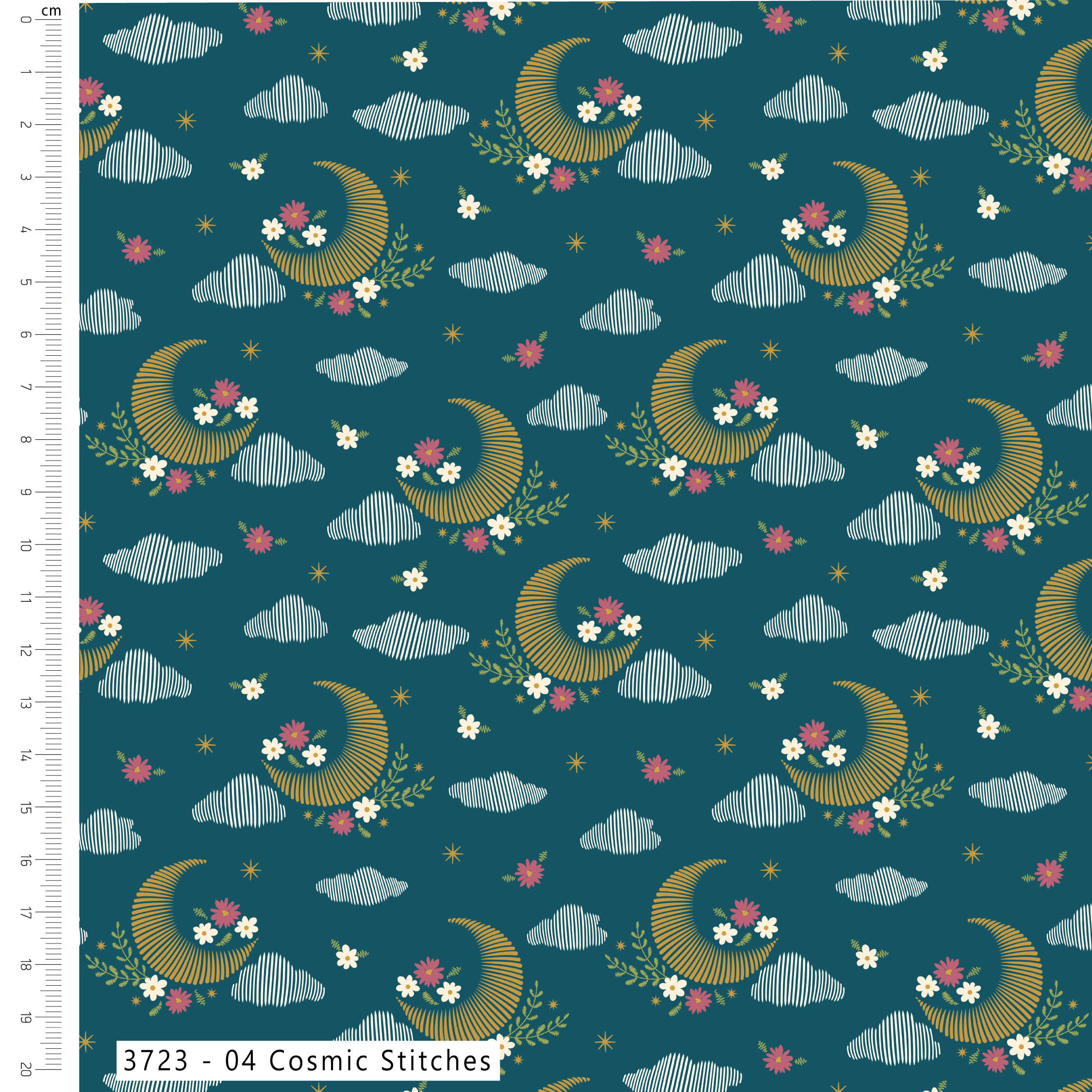 Celestial Stitches by Kimberley Hind - Cotton Prints (3723) - Image 4