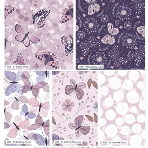 Moonlit Flutter - Cotton Fat Quarters (3696-00)