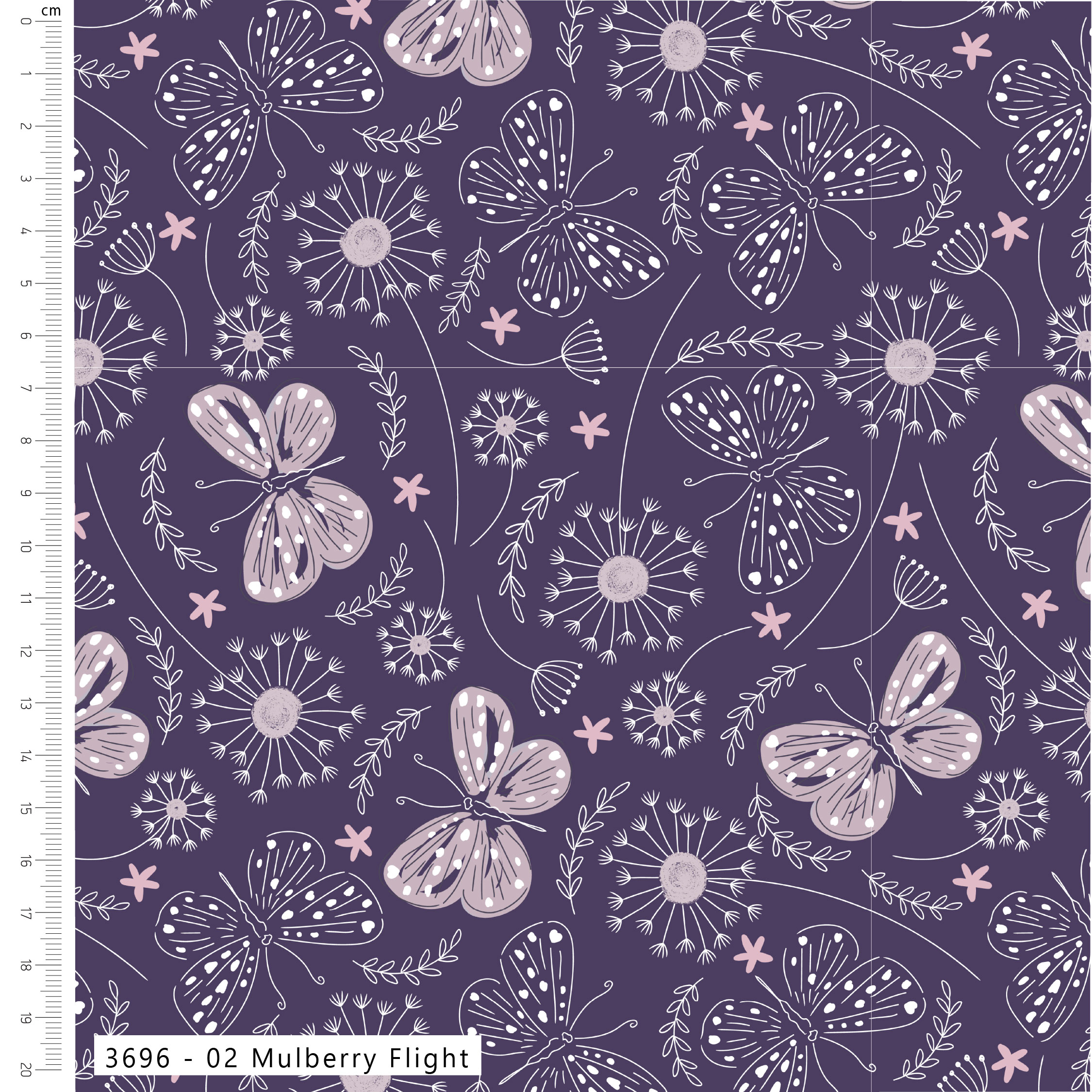 Moonlit Flutter - Cotton Fat Quarters (3696-00) - Image 3
