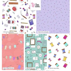 (Pre-order) Procraftination by The Fabric Squirrel - Fat Quarters (3704-00)