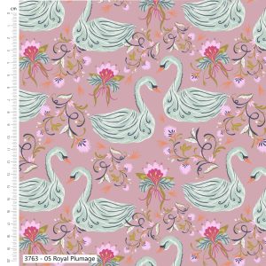 The Majestic Swan - Bethany Salt - Cotton Prints (3763)