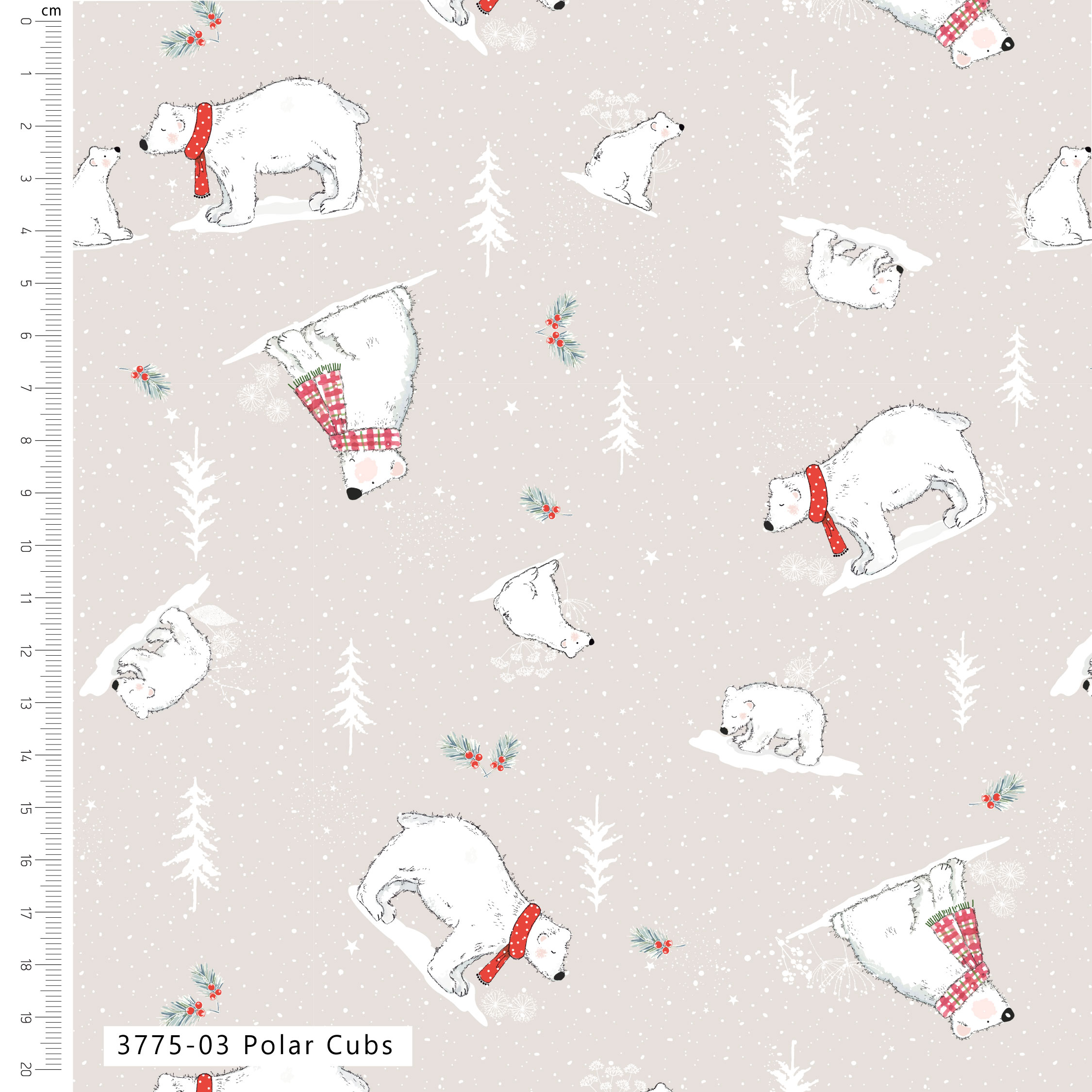 A-Roar-A-Frost by Susan Wheeler - Christmas - Cotton Prints (3775) - Image 3