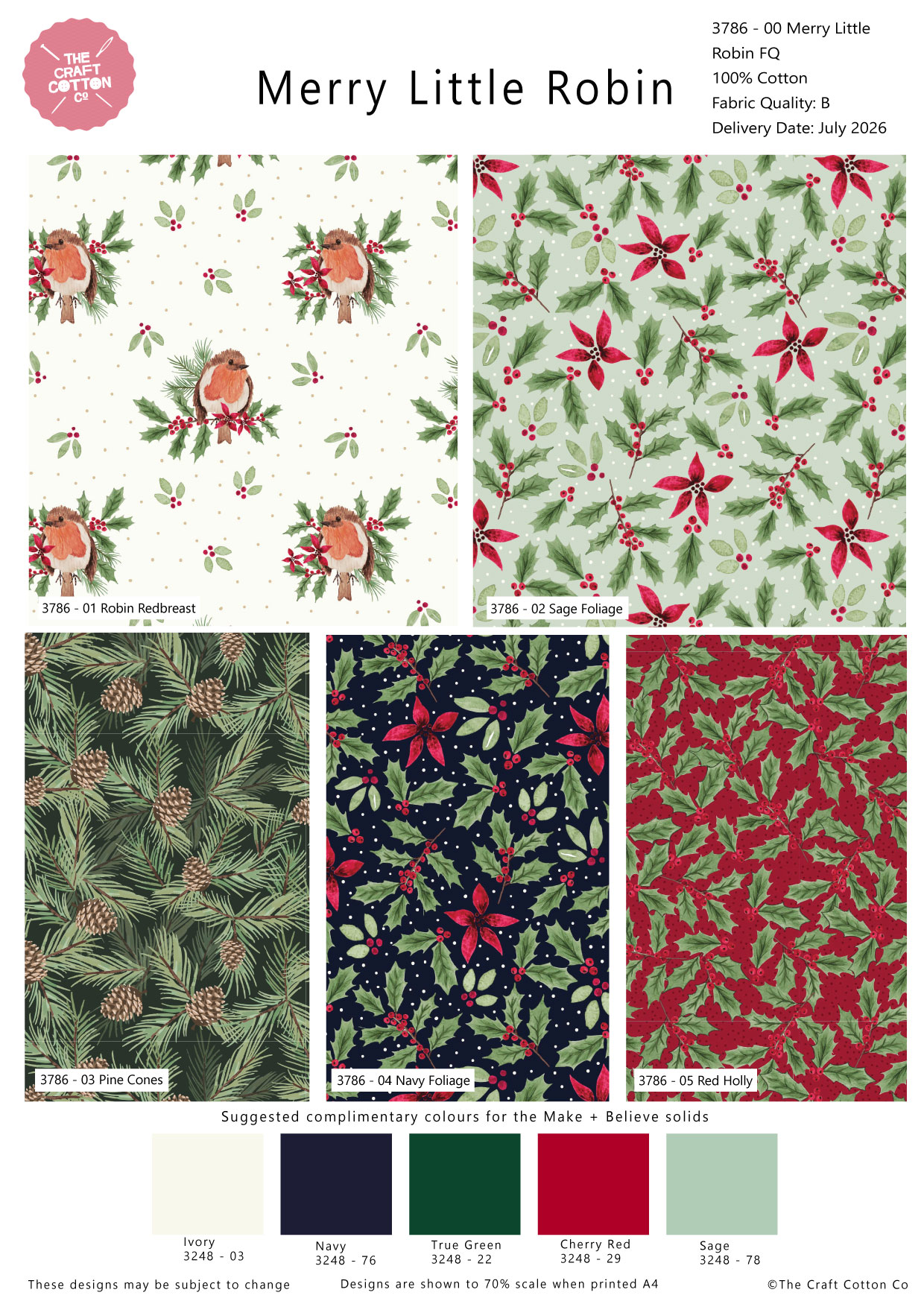 (Pre-order) Christmas Variety Bundle - 15 Fat Quarter Packs (3800-00) - Image 7