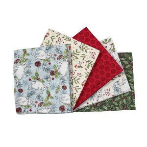 Yuletide Burrow by Susan Wheeler - Christmas - Fat Quarters (3790)