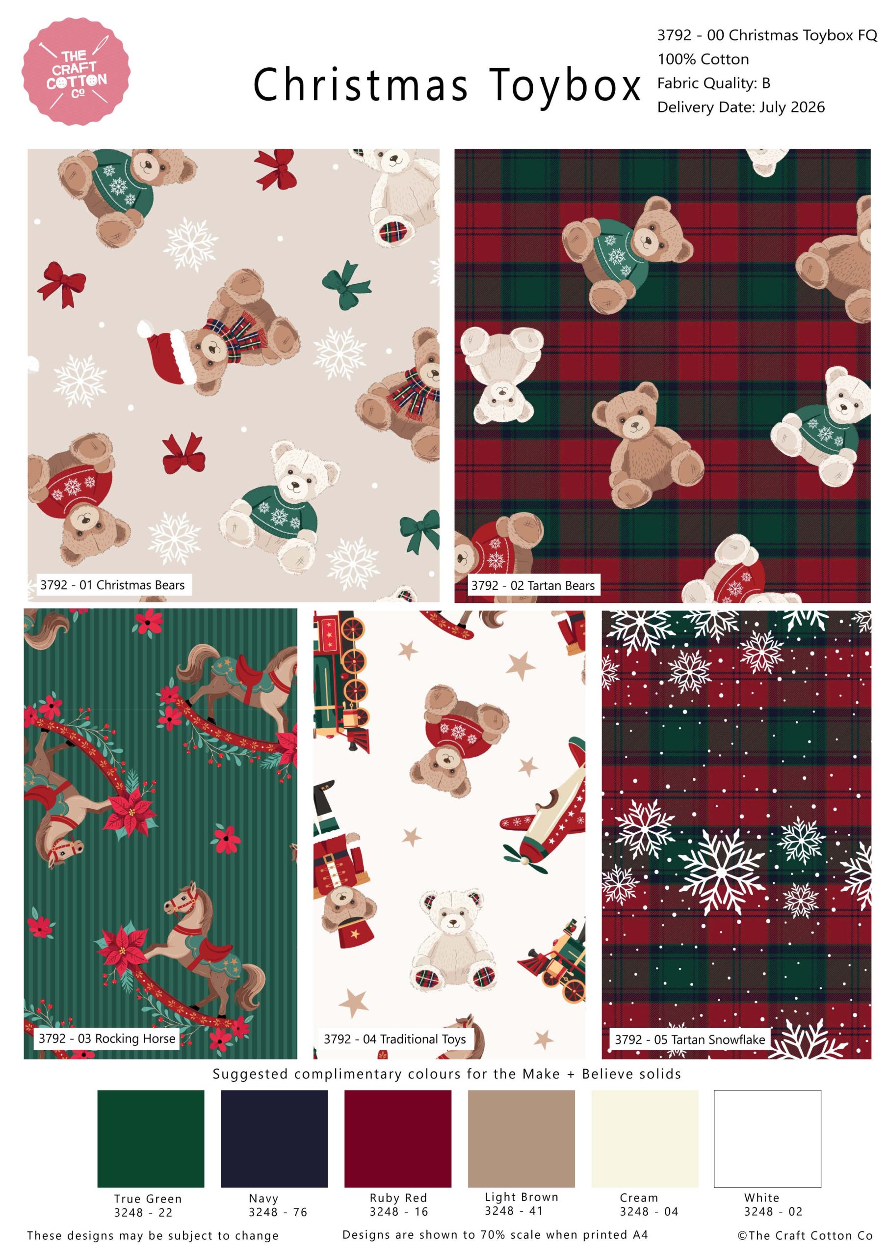 (Pre-order) Christmas Variety Bundle - 15 Fat Quarter Packs (3800-00) - Image 4