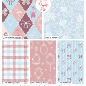 Bows & Ballet by The Crafty Pie - Fat Quarters (3795-00)