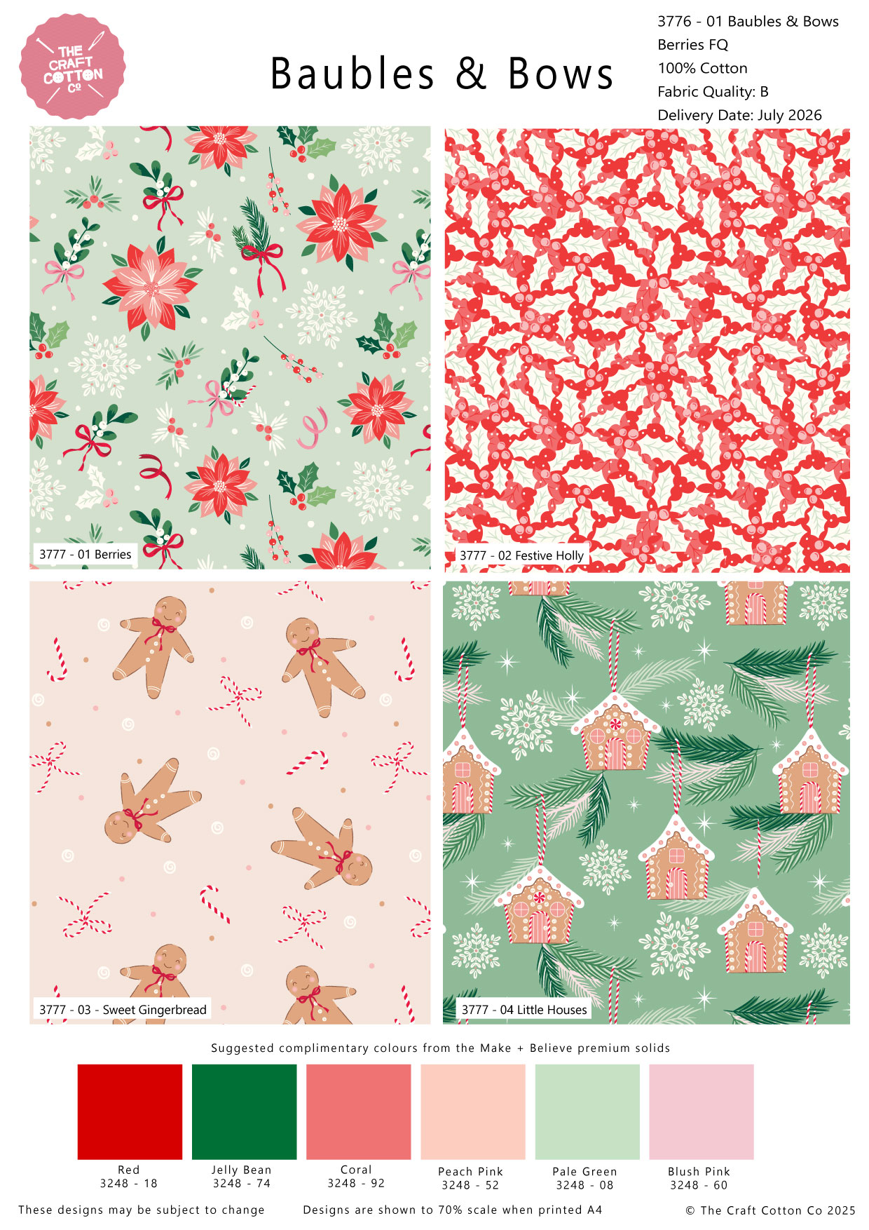 (Pre-order) Christmas Variety Bundle - 15 Fat Quarter Packs (3800-00) - Image 3