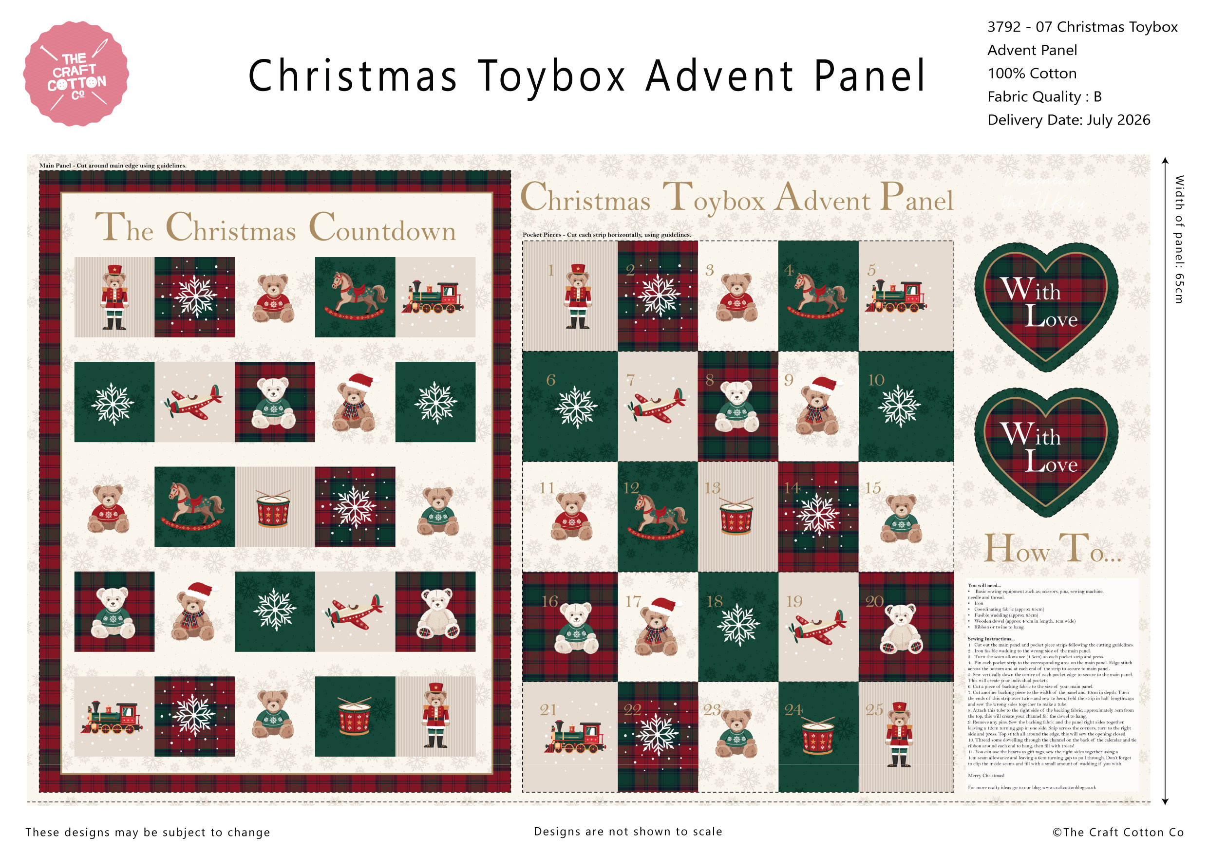 Christmas Toybox - Christmas - Panels (3792-06/07) - Image 2