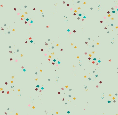 (Pre-order) The Magical Garden - Mystery Basic Colour - Sewing Sanctuary - Laminated Coated Cotton Prints (EL2064) - Image 2