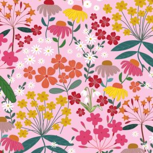 (Pre-order) The Magical Garden - Stourhead Garden - Sewing Sanctuary - Laminated Coated Cotton Prints (EL2431)