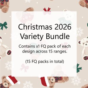 (Pre-order) Christmas Variety Bundle - 15 Fat Quarter Packs (3800-00)