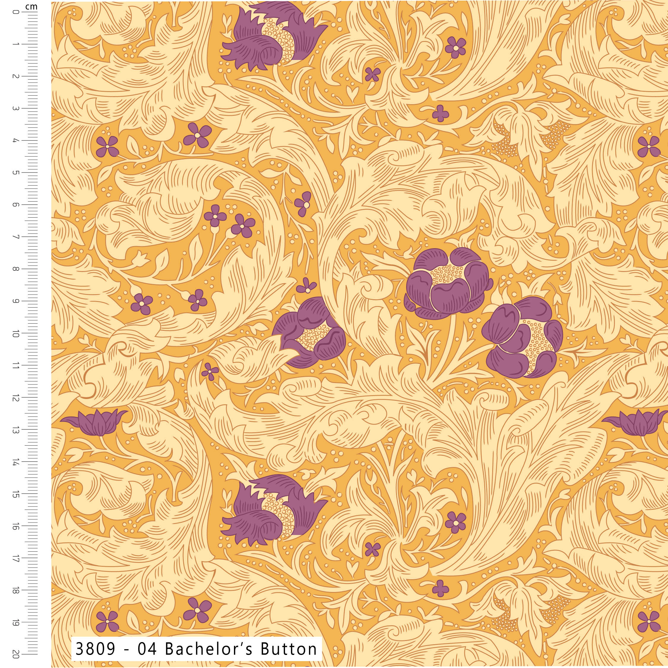 (Pre-order) Olive Orchard - William Morris - V&A - Organic Cotton Prints (3809) - Image 4