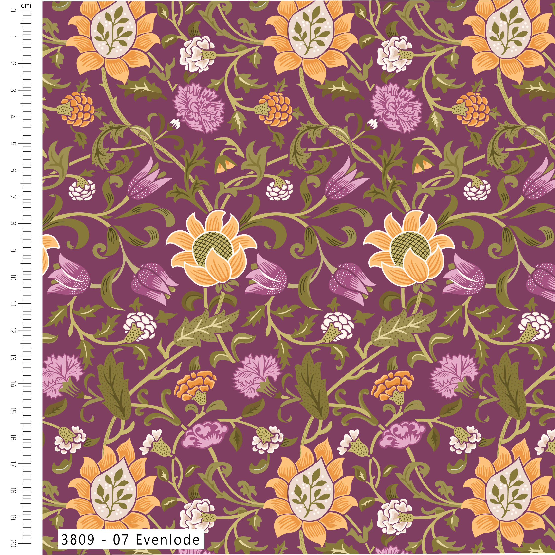 (Pre-order) Olive Orchard - William Morris - V&A - Organic Cotton Prints (3809) - Image 7