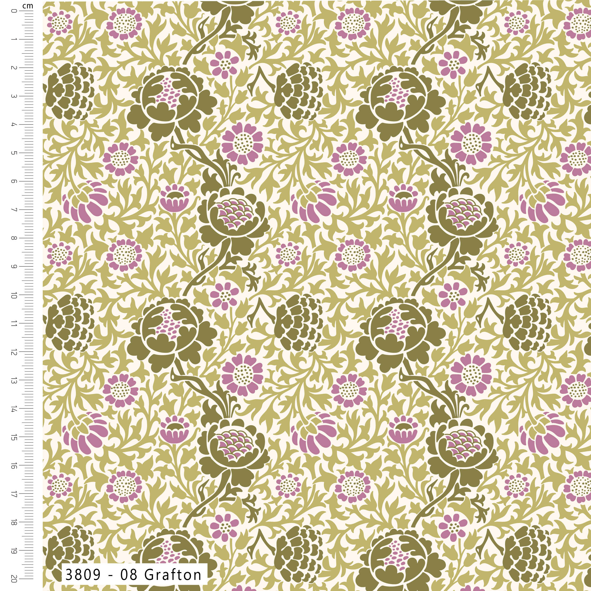 (Pre-order) Olive Orchard - William Morris - V&A - Organic Cotton Prints (3809) - Image 8