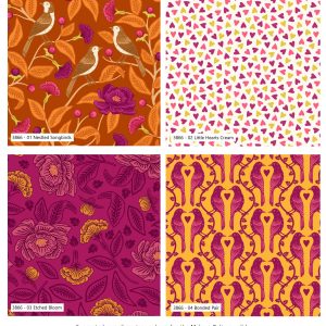 (Pre-order) Golden Aviary - The Craft Cotton Co - Fat Quarters (3865)